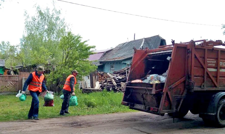 Вывоз мусора из частного дома в Большой Камне в октябре