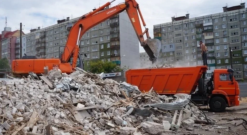 Профессиональный вывоз строительного мусора в Большой Камне в октябре