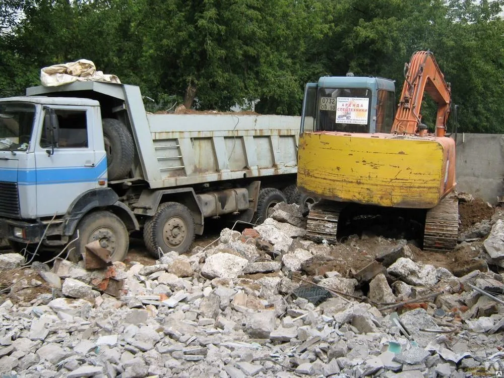 Вывоз бетонного боя и утилизация в Большой Камне в октябре